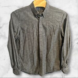 Ralph Lauren Men's 100% Cotton Slim Fit Button Shirt Black Paisley •‎ 2XL